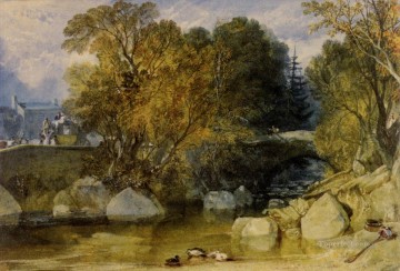 Joseph Mallord William Turner Painting - Ivy Bridge Devonshire Romantic Turner